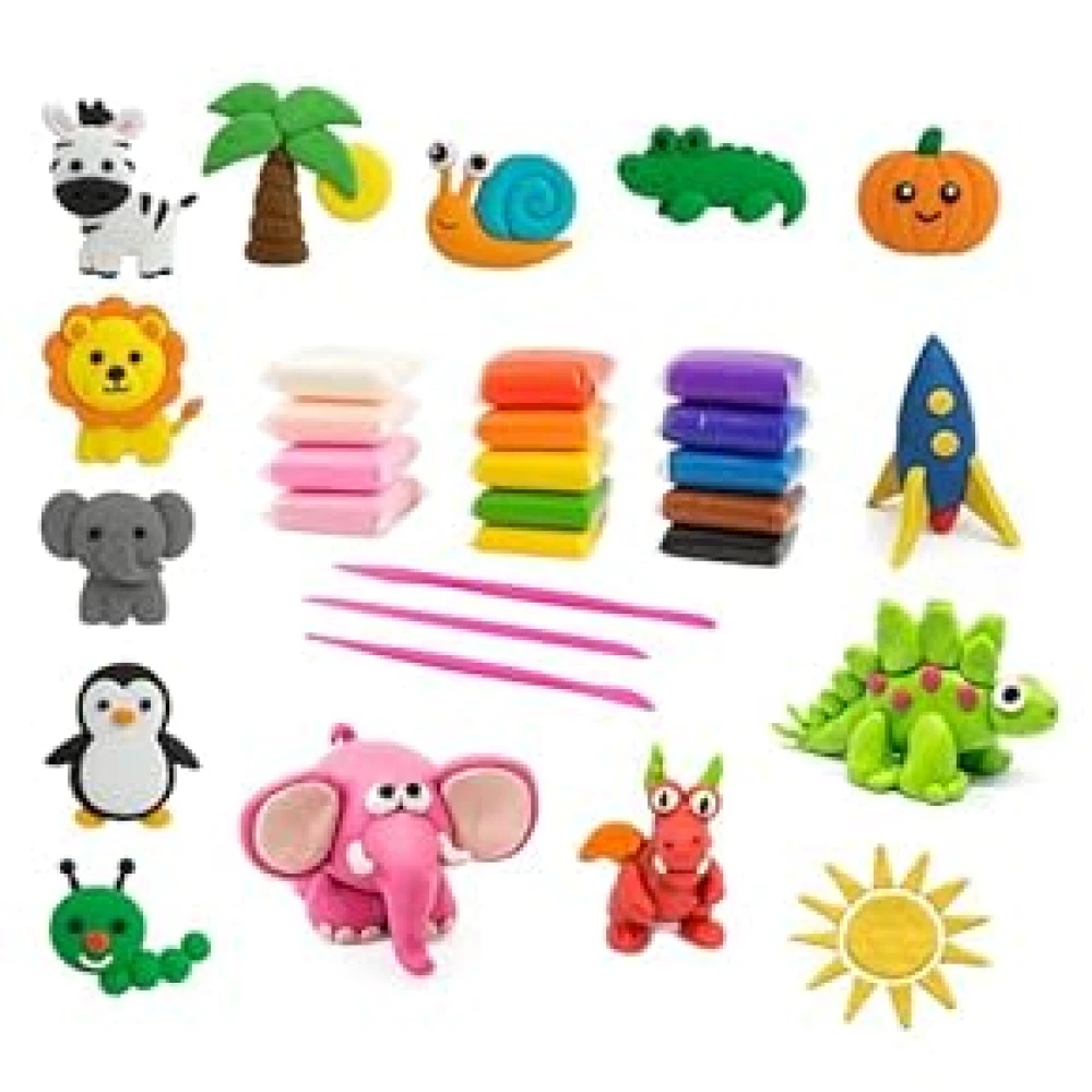 12pcs Super Light Clay Set