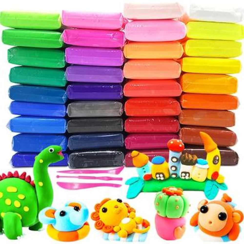 12pcs Super Light Clay Set