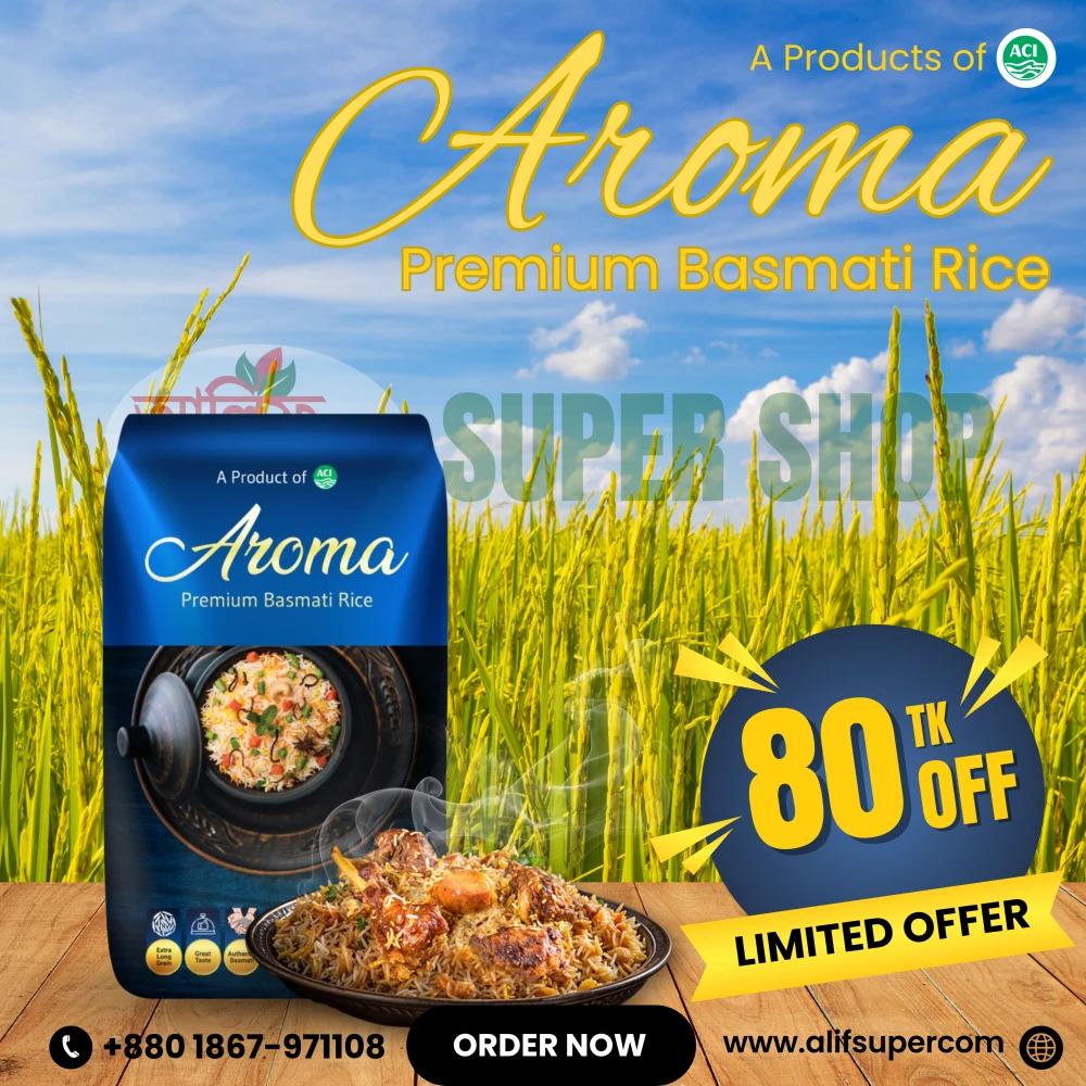 Aci Aroma Premium Basmati Rice 1kg
