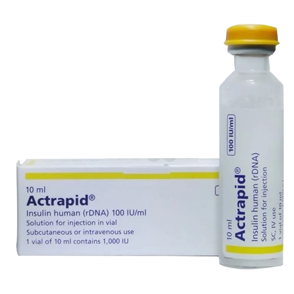 Actrapid 100mg Vial Inj