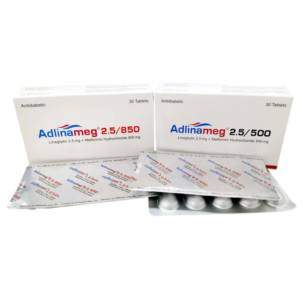 Adlinameg 2.5mg+850mg Tablet