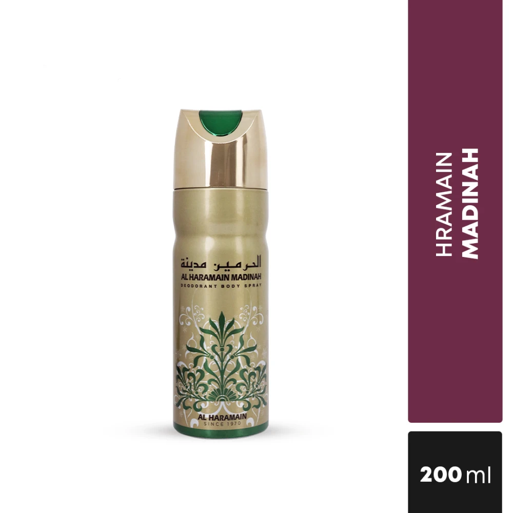 Al Haramain Madinah Deodorant Body Spray 200ml