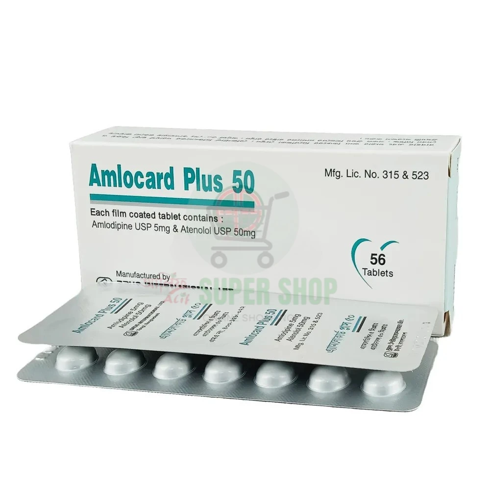 Amlocard Plus 50mg Tablet