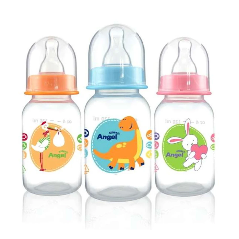 Angel Baby Round Shape Feeder Bottle 0+ Months  60ml