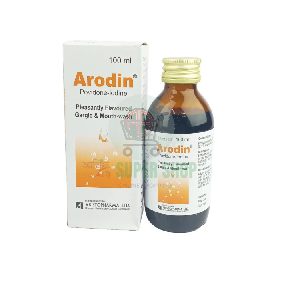 Arodin Mouthwash 100 ml gargle