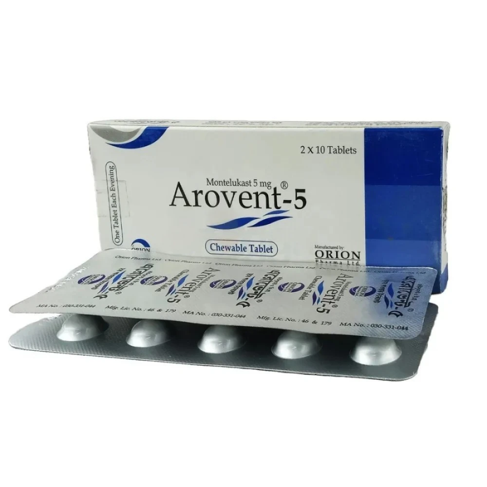 Arovent 5mg ODT Tablet