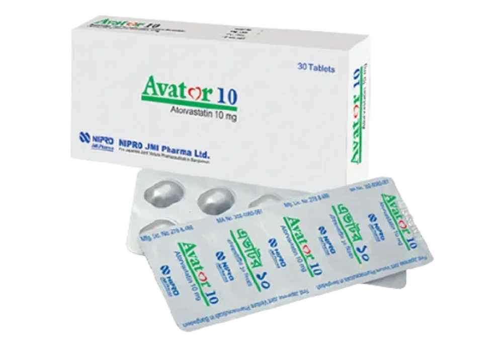 Avator 10 mg Tablets