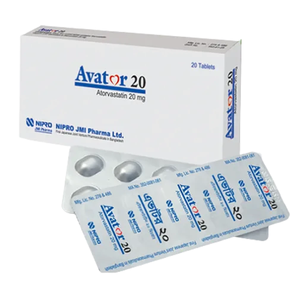 Avator 20 mg Tablets