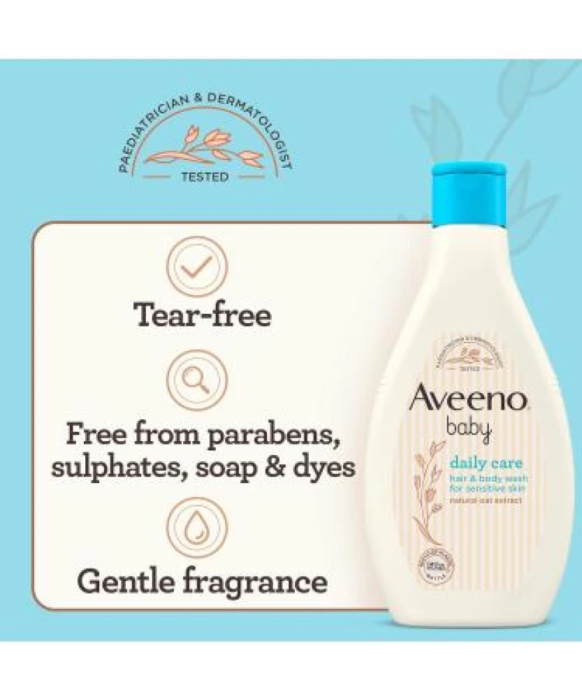 Aveeno Baby Hair & Body Wash 250ml