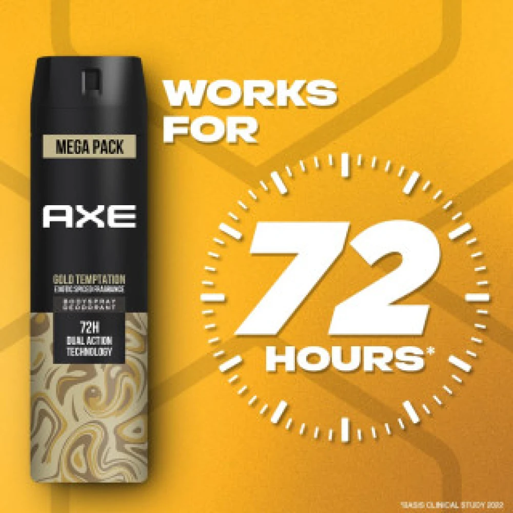 AXE Gold Temptation Exotic Spiced Fragrance Body Spray 215ml