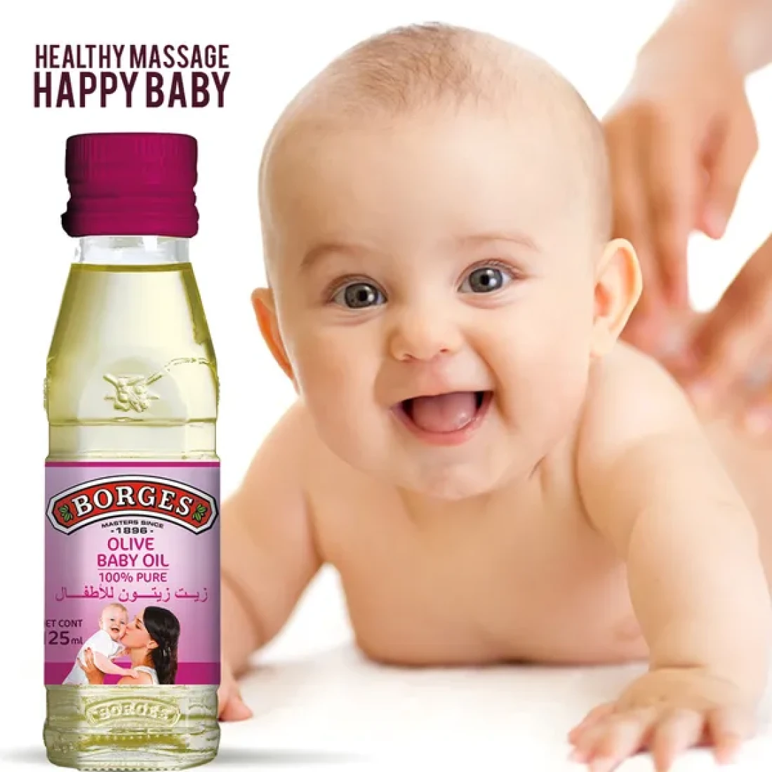 Borges Olive Baby Oil 125ml