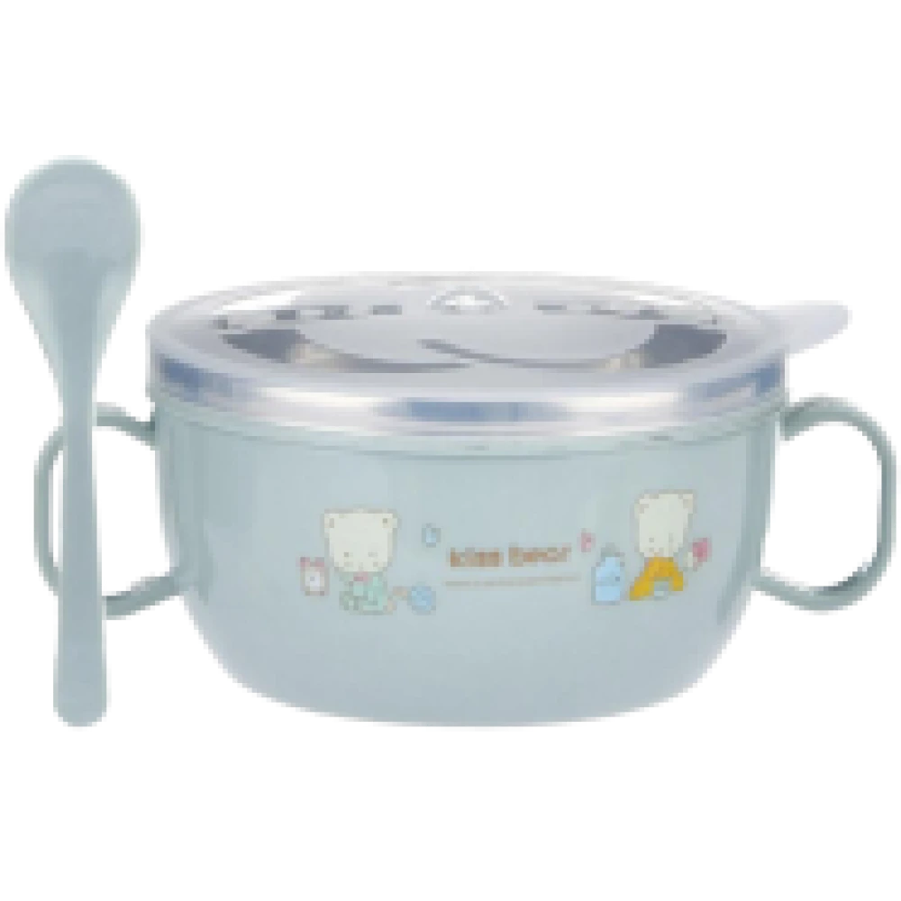 Baby Stainless Steel Bowl Spoon Set