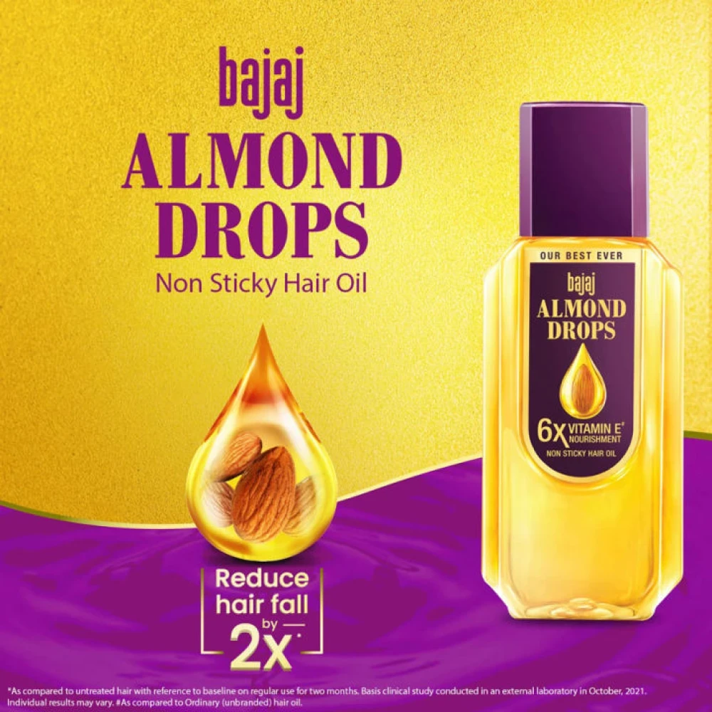 Bajaj Almond Drops Vitamin E Hair Oil 100ml