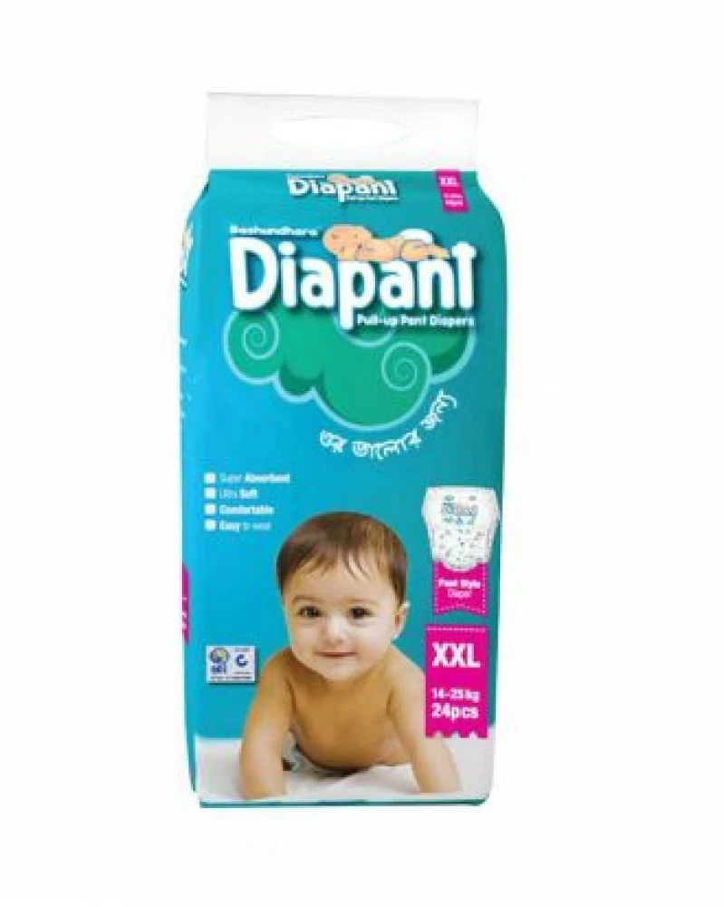 Bashundhara Baby Diaper Pant XXL (24pcs)
