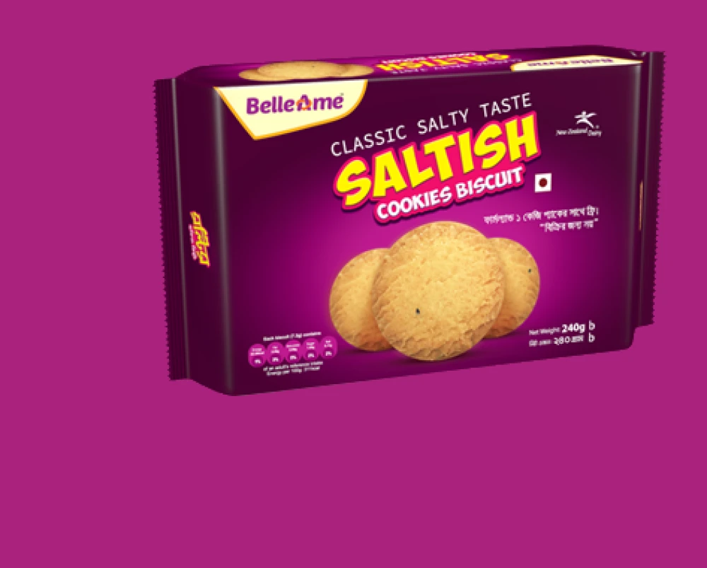 Belleame Classic Salty Taste Saltish Cookies Biscuit 240gm