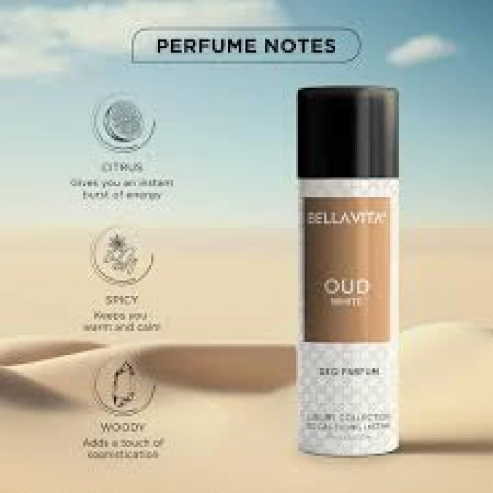Bellavita OUD White Fine Fragrance Luxury Body Spray 150ml