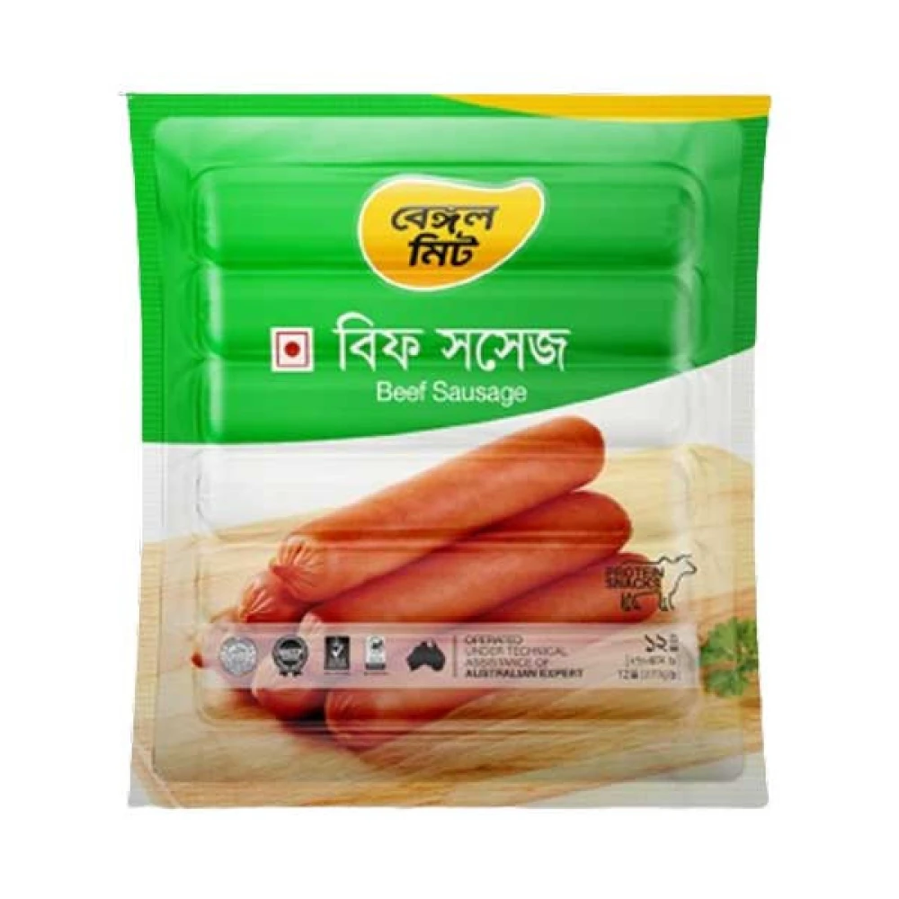 Bengal Meat Beef Sausage Quantity 270gm