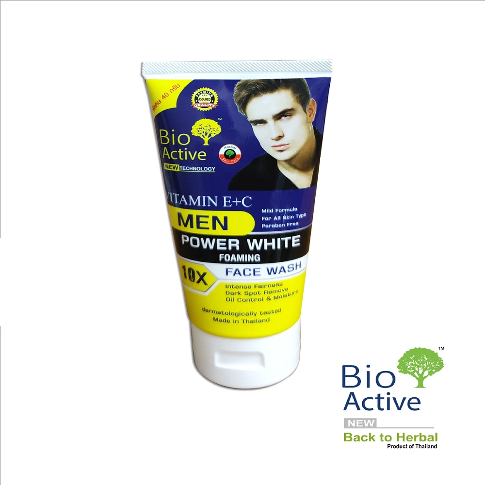 Bio Active Men POWER WHITE Face Wash 100gm