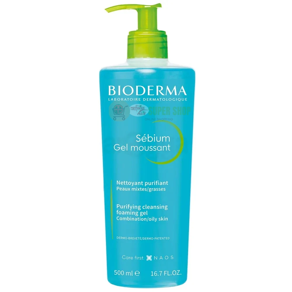 Bioderma Sebium Gel Moussant Purifying Cleansing Foaming Gel 200m