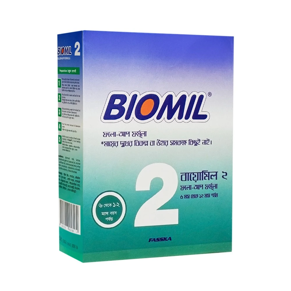 Biomil Packet Milk Formula 2 From 6 To 12 Months 350g