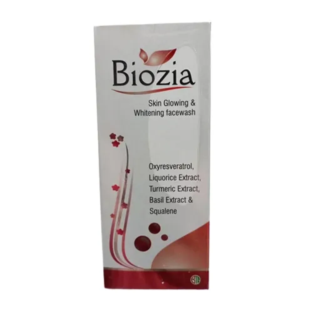 Biozia Skin glowing & whitening facewash 60gm