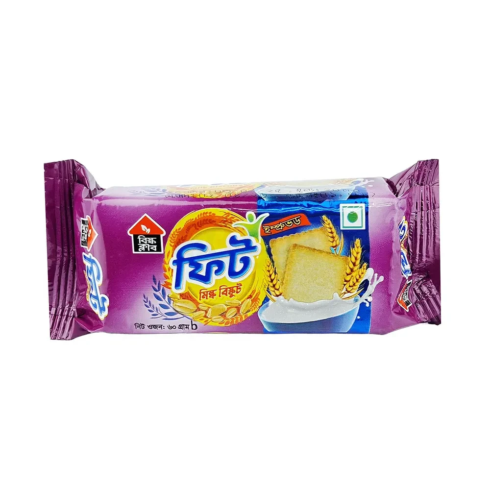 Bisk Club Fit Milk Biscuits 60g