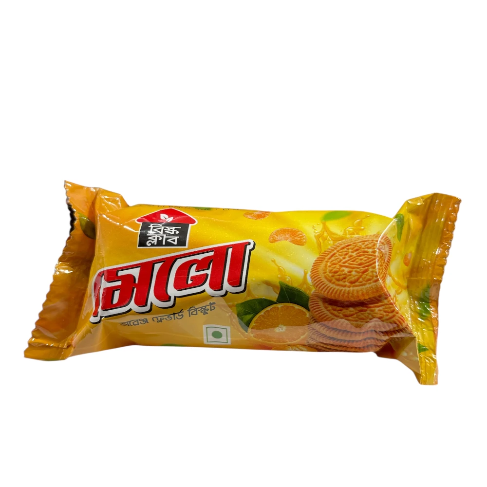 Bisk Club Melo Orange Flavoured Biscuit 40g