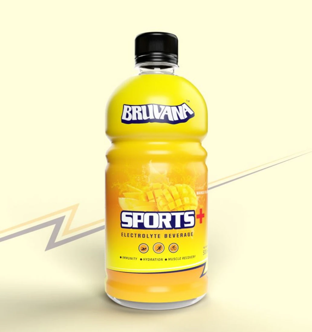 Bruvana Sports+ Electrolyte Beverage (Mango Flavor)