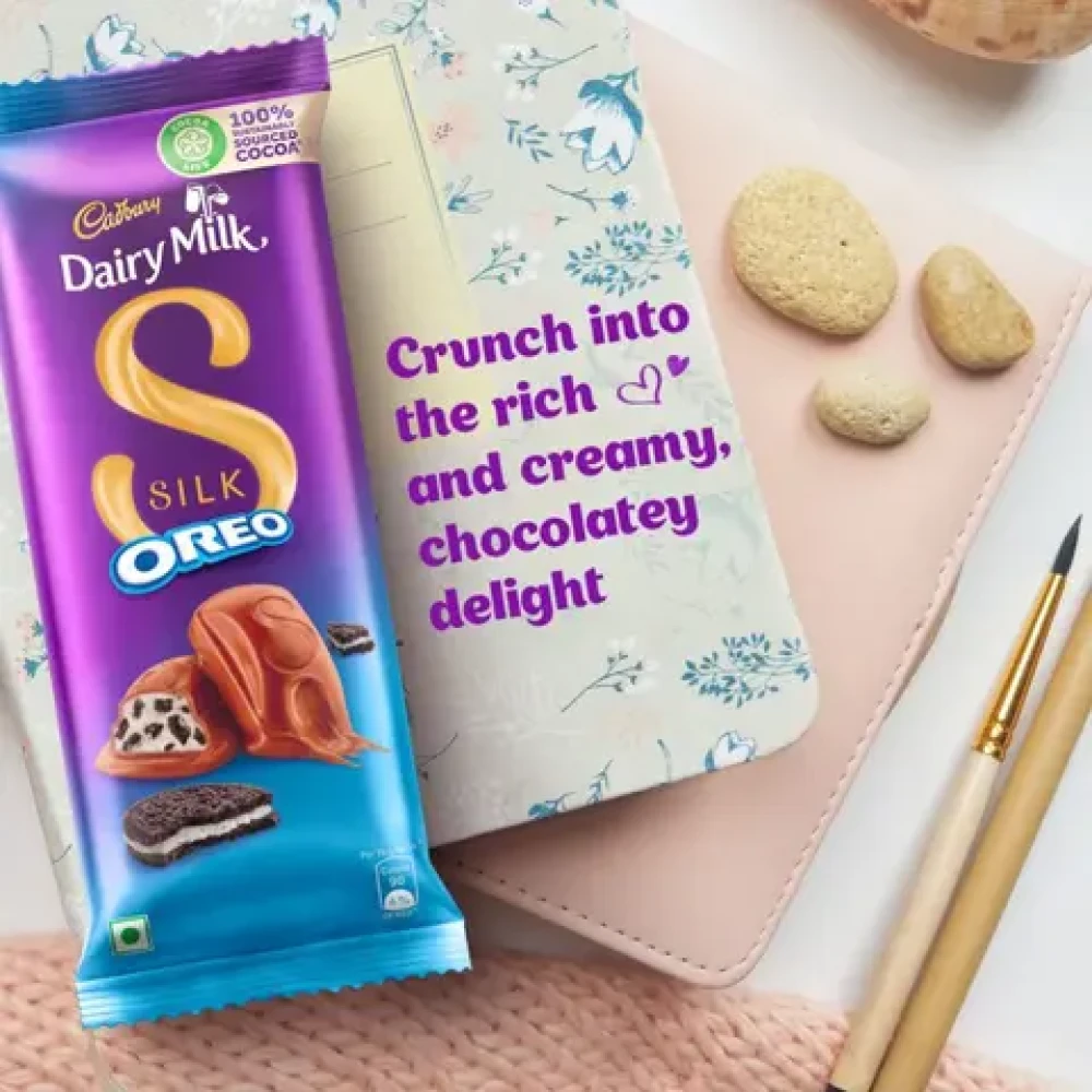 Cadbury Dairy Milk Silk Oreo Chocolate Bar 130g