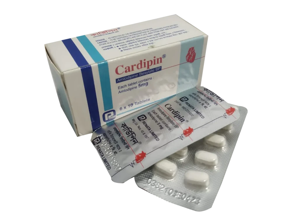 Cardipin 5mg Tablet