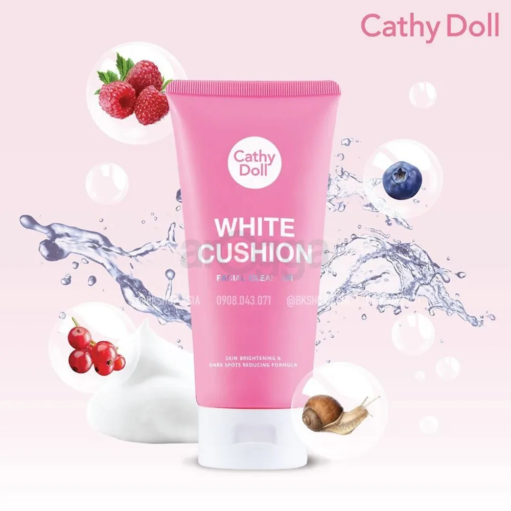 Cathy Doll White Cushion Facial Cleanser 120ml