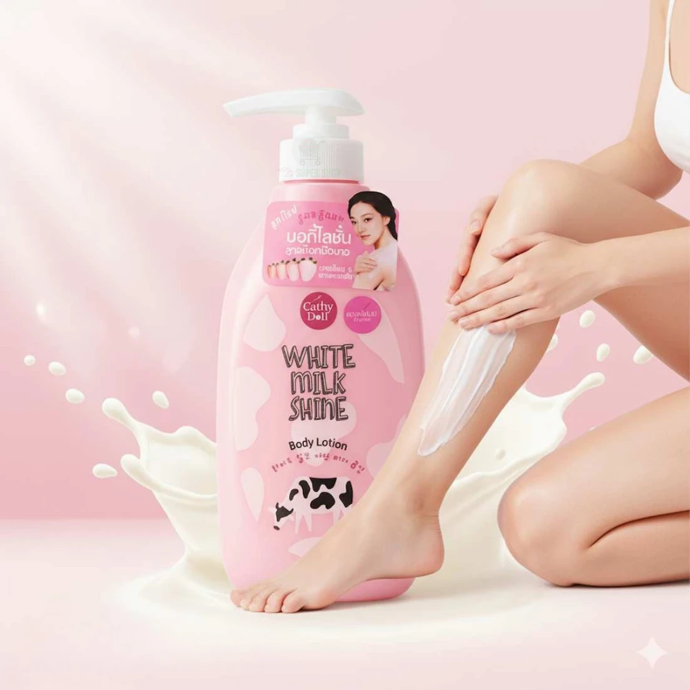Cathy Doll White Milk Shine Body Lotion 450ml