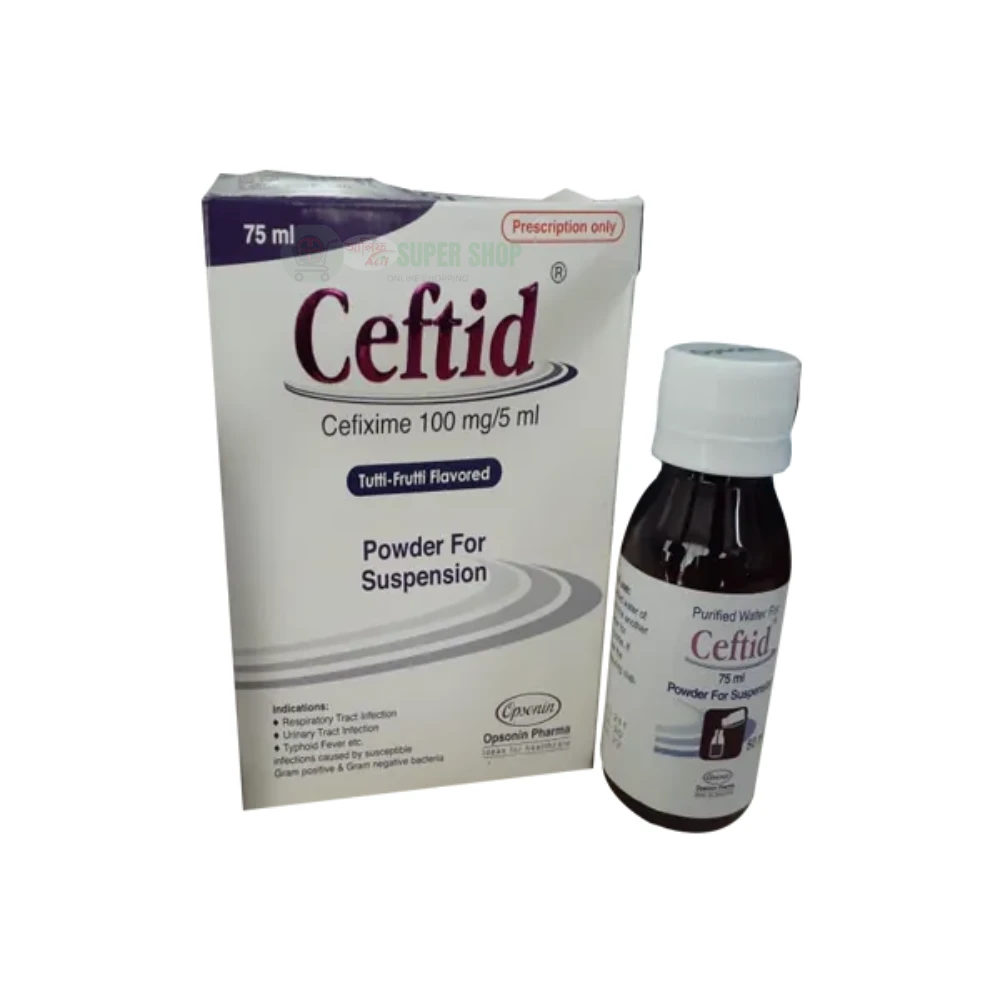 Ceftid 75ml Powder for Suspension