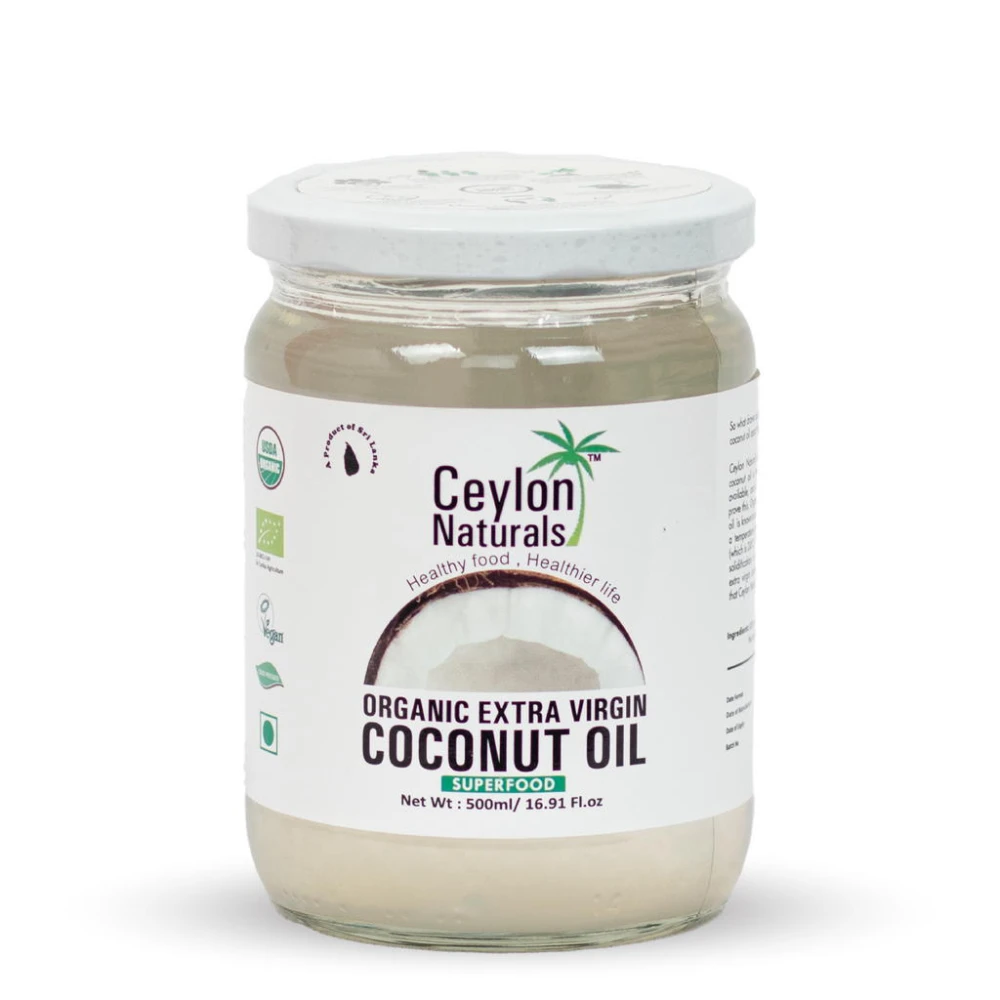 Ceylon Naturals Organic Extra Virgin Coconut Oil 500ml