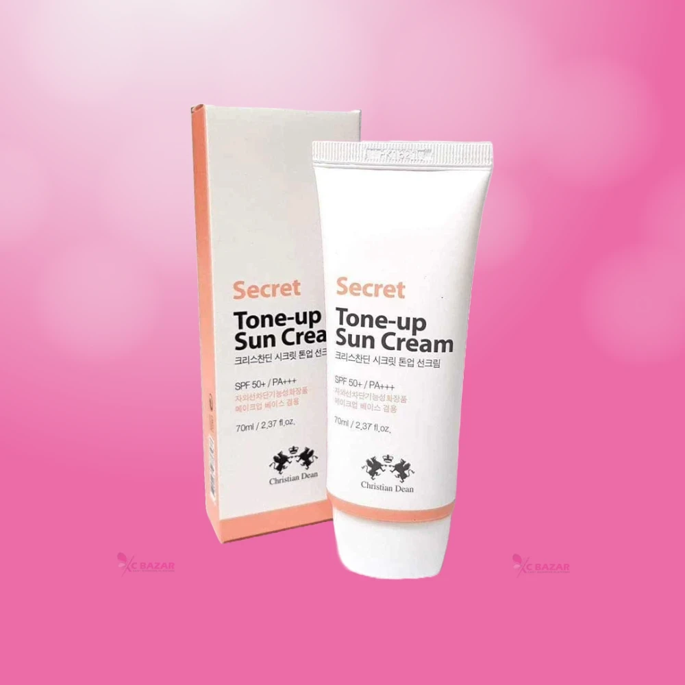Christian Dean Secret Tone-Up Sun Cream with SPF50+ 70ml