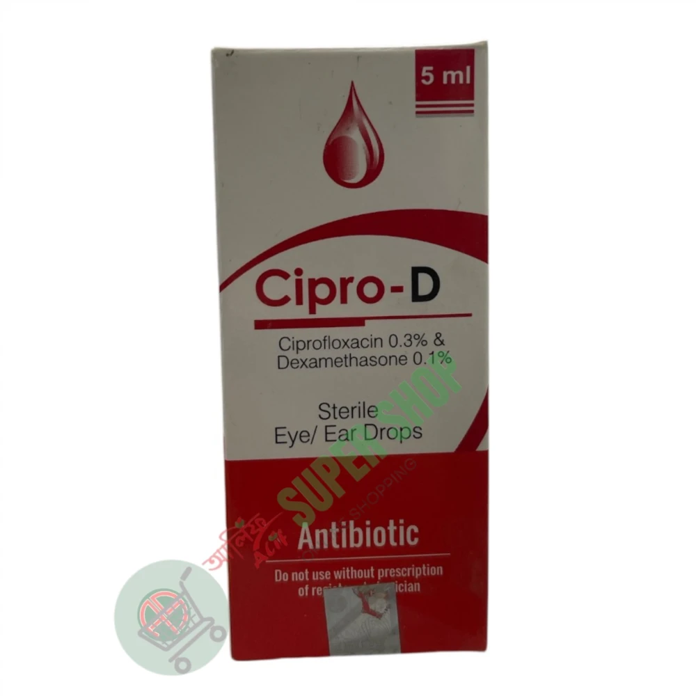 Cipro-D 5ml Eye/Ear Drops