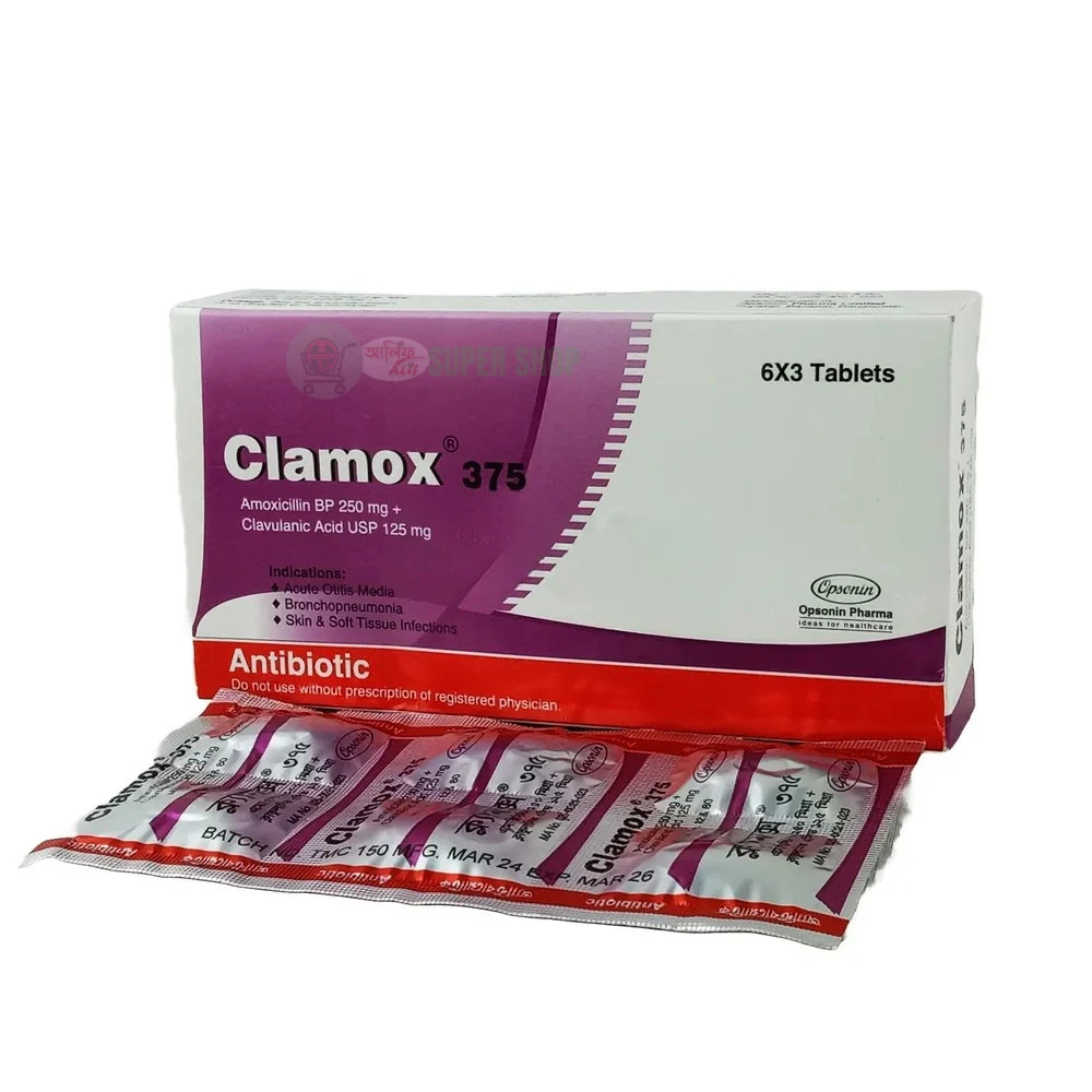 Clamox 375mg Tablet