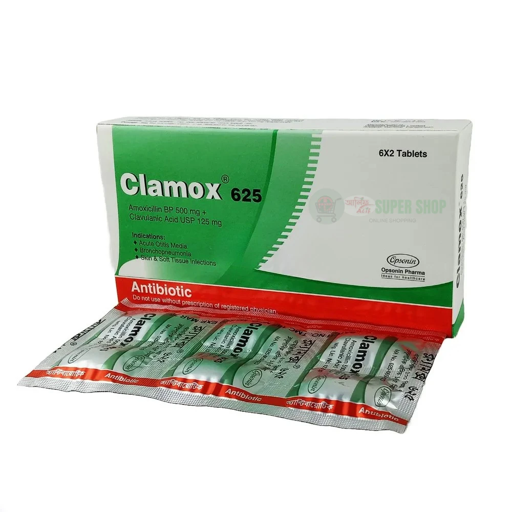 Clamox 625mg Tablet