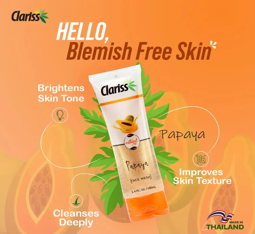 Clariss Papaya Face Wash 100ml