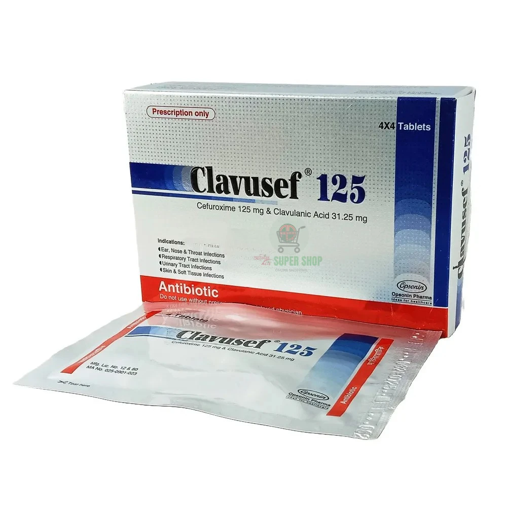Clavusef 125mg Tablet