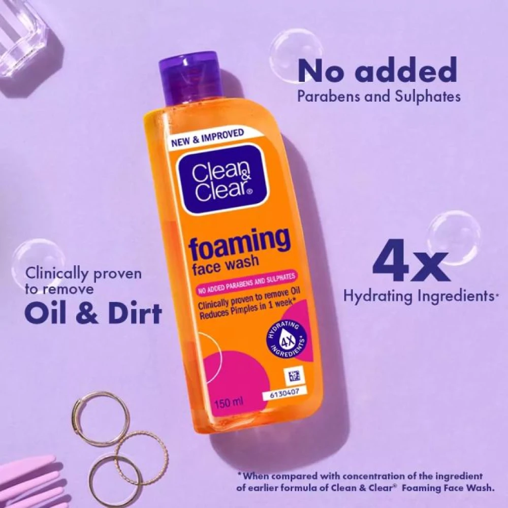 Clean & Clear Foaming Face Wash 50ml