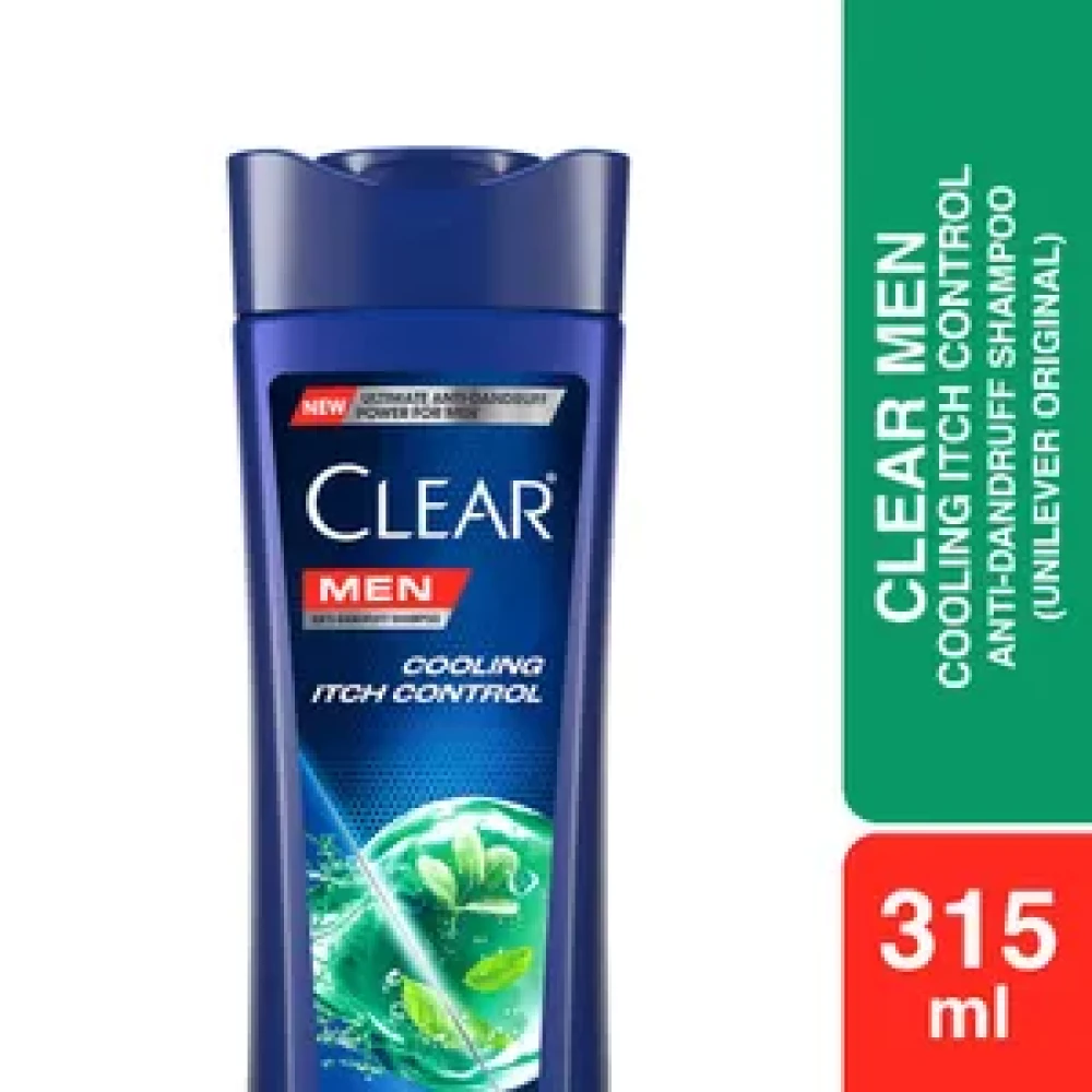 Clear Men Cooling Itch Control Anti-Dandruff Shampoo 315ml
