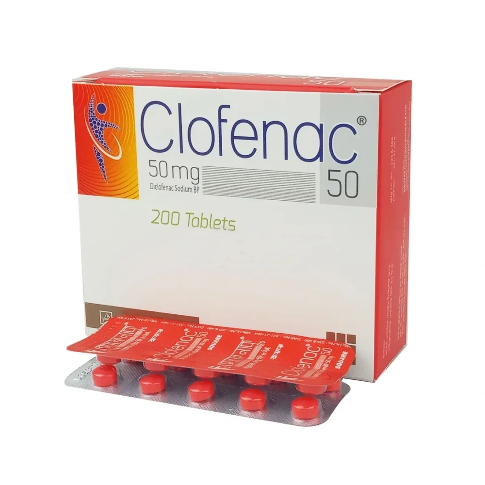 Clofenac 50mg Tablet