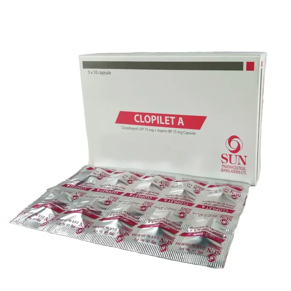 Clopilet A 75 mg+75 mg Tablet