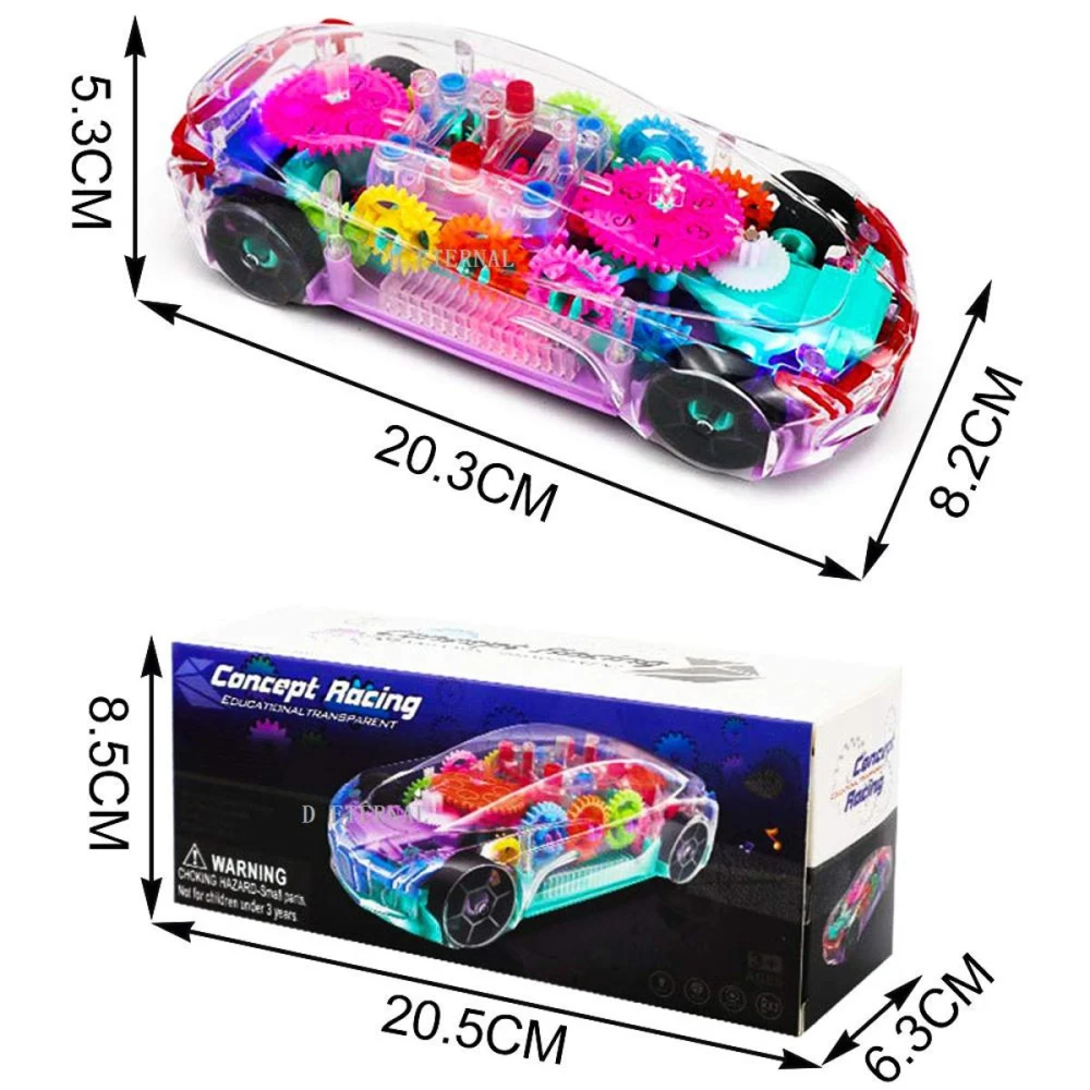 Concept Racing Educational Transparent Car