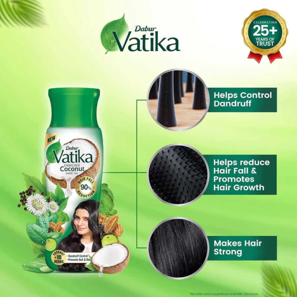 Dabur Vatika Coconut Oil 200ml