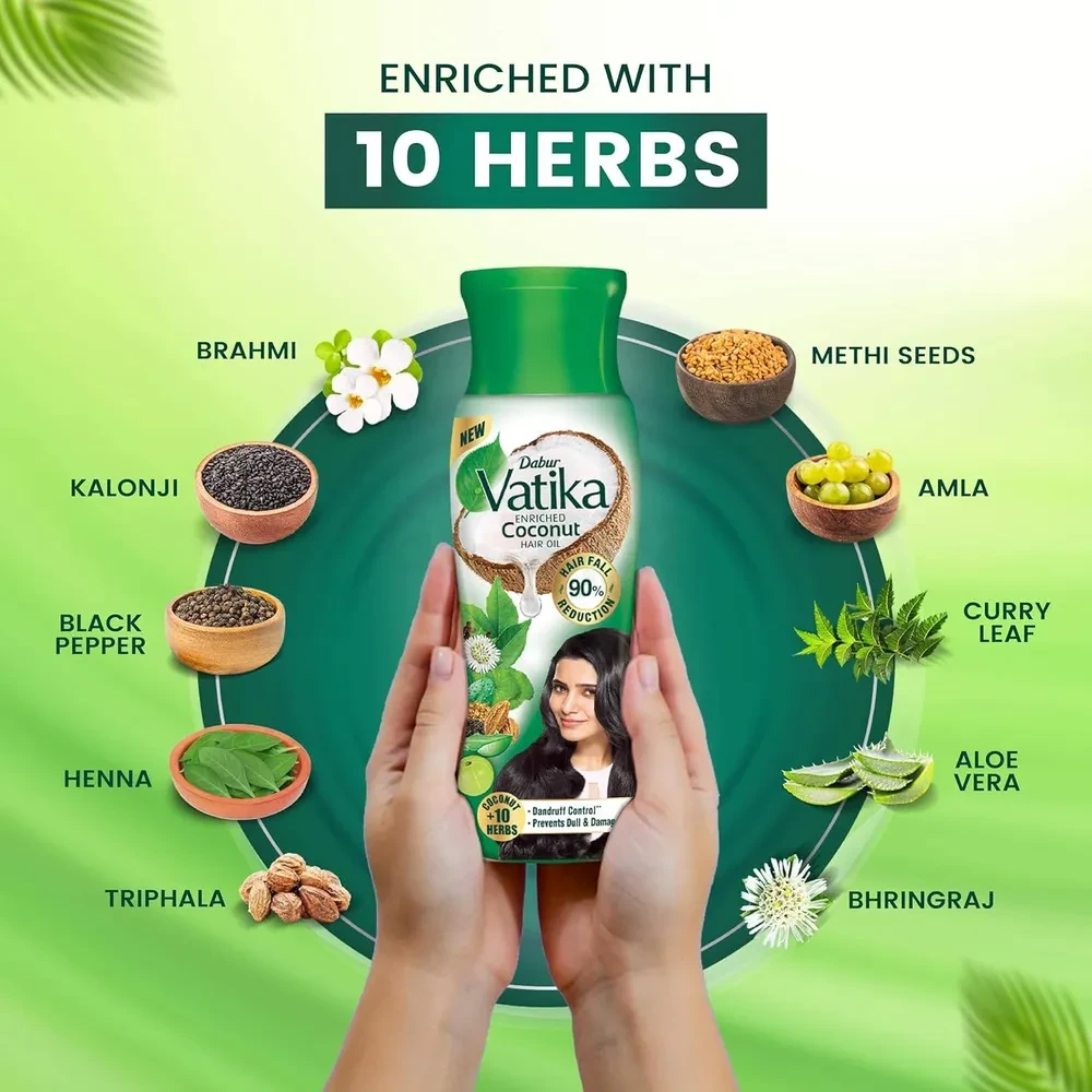 Dabur Vatika Coconut Oil 200ml