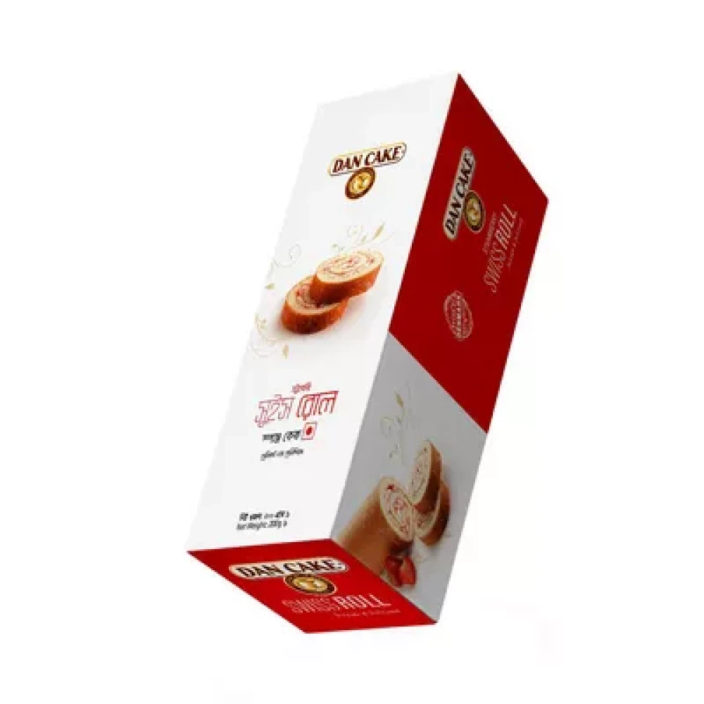 Dan Cake Swiss Roll Strawberry 140g