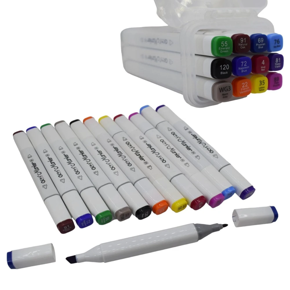 Deli Twin Marker Pen