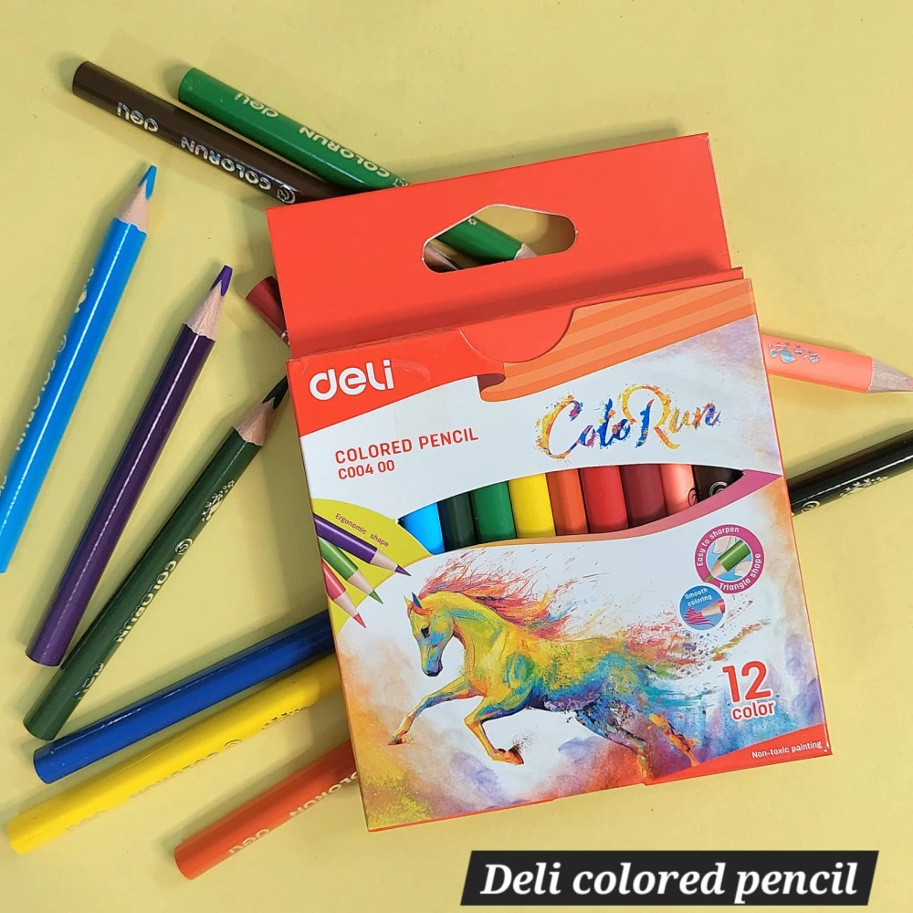 Deli Colored pencil 12pcs (S)